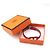 Hermès Bracciale Orange Chandel Silver XS Arancione - vista 4
