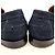 Mocassino Kelly in denim Hermès Blu - vista 3