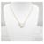 Van Cleef & Arpels New Lucky Alhambra Butterfly Necklace Mother of Pearl Silvery  - view 4