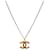 Chanel Collana Gold CC Glitter D'oro