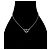Gucci Collana con cuori intrecciati in argento - vista 5