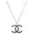 Chanel Collana Cubic CC Argento  - vista 2