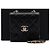 Trendy CC Chanel Mini borsa a tracolla in agnello nero trendy con catena dorata CC