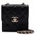 Trendy CC Chanel Mini borsa a tracolla in agnello nero trendy con catena dorata CC - vista 2