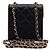 Trendy CC Chanel Mini borsa a tracolla in agnello nero trendy con catena dorata CC - vista 5