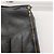 Louis Vuitton Lederrock mit asymmetrischen Details Schwarz - Ansicht 5