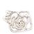 Chanel Broche Camélia en Cristal - vue 3