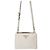 Prada Borsa a tracolla Viterbo Phoenix Double Zipper Argento