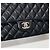 Chanel Serie in pelle di agnello classica media Nero - vista 3