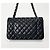 Chanel Serie in pelle di agnello classica media Nero - vista 5
