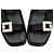 Roger Vivier Sandali in vernice con strass Nero - vista 3