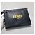 Fendi Clutch con tracolla con logo Nero - vista 3