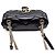 Gucci Borsa a tracolla trapuntata Patent Marmont Nero - vista 6