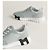 Hermès Bouncing Sneakers Scarpe sportive da donna Mesh Grigio Nuage Multicolore - vista 5