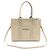 Balenciaga Kleiner Grained Calfskin Tote in Beige mit Hardware Braun