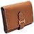 Hermès Cartera Cash Unisex con Bordes Biselados Dorados - vista 4