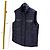 Moncler Ever Pocket Weste Blau - Ansicht 3