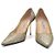 Jimmy Choo Décolleté glitterati D'oro - vista 2