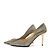 Jimmy Choo Décolleté glitterati D'oro - vista 3