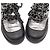 Chanel Scarpe Derby con lacci e catena Argento - vista 4