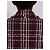 Thom Browne Chaqueta de cuadros oversize para mujer reacondicionada de doble botonadura Roja - vista 4