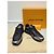 Louis Vuitton Sneakers Runaway in pelle taurillon nera e argento Nero - vista 7