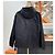 Gucci Giacca con cappuccio e zip in nylon GG Supreme Nero - vista 5
