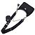 Prada Borsa Hobo in tessuto Re-Nylon con tracolla a catena Nero - vista 4