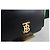 Burberry Borsa a tracolla TB Logo in pelle di vitello oro - vista 6