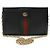 Gucci Borsa a tracolla Ophidia GG Black Gold Logo Chain Nero
