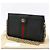 Gucci Borsa a tracolla Ophidia GG Black Gold Logo Chain Nero - vista 2