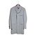 Thom Browne Seersucker-Mantel Braun