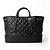 Chanel Shopper Coin in Caviar Trapuntato in Agnello Nero - vista 3