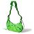 Balenciaga Le Caucase XS Borsa a Spalla in Coccodrillo Verde - vista 2