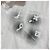 Louis Vuitton Kurzarmhemd mit Spray-Monogramm-Print Silber - Ansicht 3
