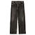 Balenciaga Pantaloni in denim dritti neri stamp: