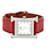Hermès Stahl, Perlmutt, Diamant Rot  - Ansicht 2