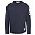 Thom Browne Milano Baumwoll-Langarm-T-Shirt Blau