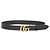 Gucci Generalüberholter Artikel Größe EU GG Marmont Belt Schwarz