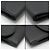 Dior Borsa a tracolla WOC Saddle in pelle nera opaca Nero - vista 11
