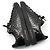 Louis Vuitton Sneakers in vernice nera con occhielli Nero - vista 8