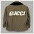 Gucci Abrigo de lona de mezcla de algodón GG Dorado - vista 3
