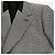 Louis Vuitton Black and White Check Polyester Blend Oversized Blazer - view 4