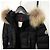 Moncler Chloe Damen Lang Daunenjacke Schwarz - Ansicht 3