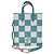 Louis Vuitton Borsa Tote Crossbody Damier Sackplaid Blu