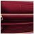 Louis Vuitton Portafoglio lungo con zip Amarante Burgundy Rosso - vista 9