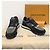 Louis Vuitton Sneakers Runaway in scamosciato e mesh nero LV - vista 8
