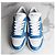 Prada Downtown Leder-Sneaker Blau - Ansicht 7