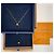 Louis Vuitton Pendente LV Bolt Small in oro giallo con diamante - vista 2