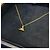 Louis Vuitton Pendente LV Bolt Small in oro giallo con diamante - vista 3